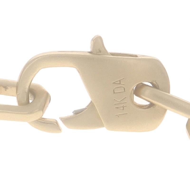 Bracciale a catena con diamanti in oro giallo 7 1/4