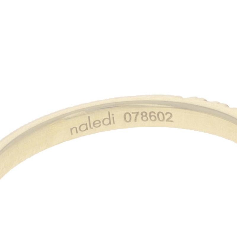 Bague de fiançailles en or jaune - 14k Oval 1.40ctw French Set Pour femmes en vente