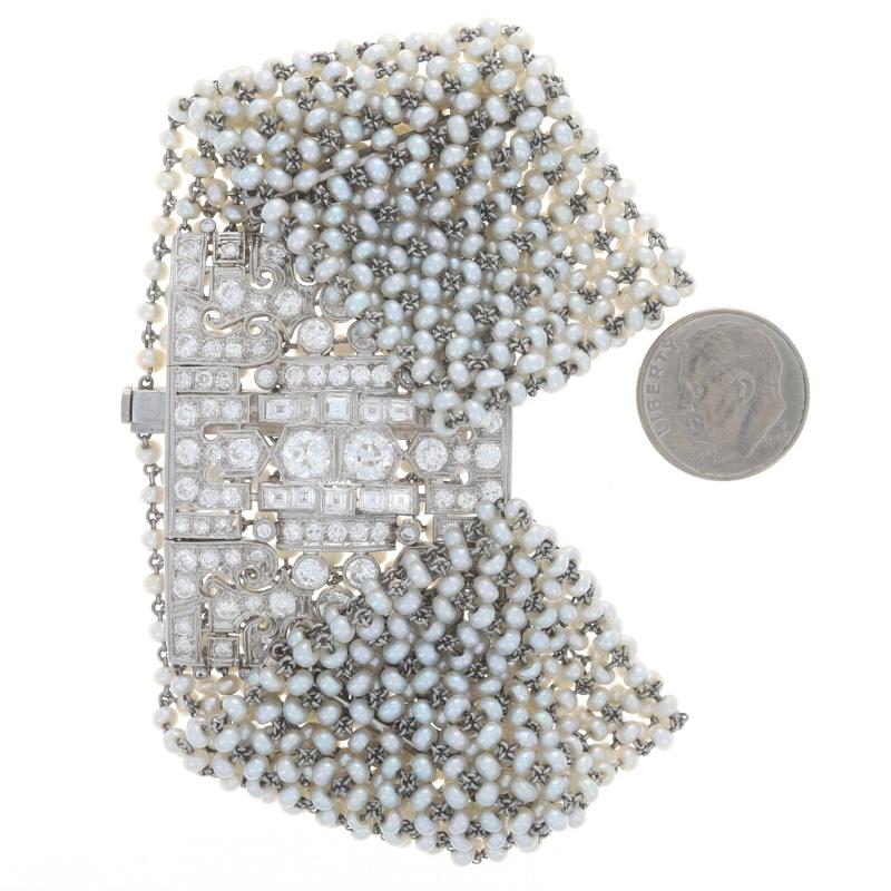 Collana Choker Station con diamanti Art Deco da 13