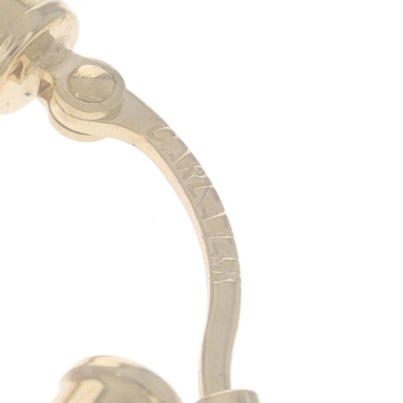 Boucles d'oreilles dauphin en or jaune - 14k Ocean Pierced en vente 1