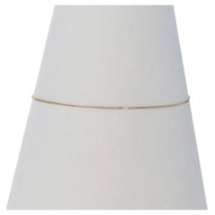Yellow Gold Serpentine Chain Bracelet 9" - 14k