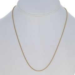Yellow Gold Snake Chain Necklace 18" - 14k