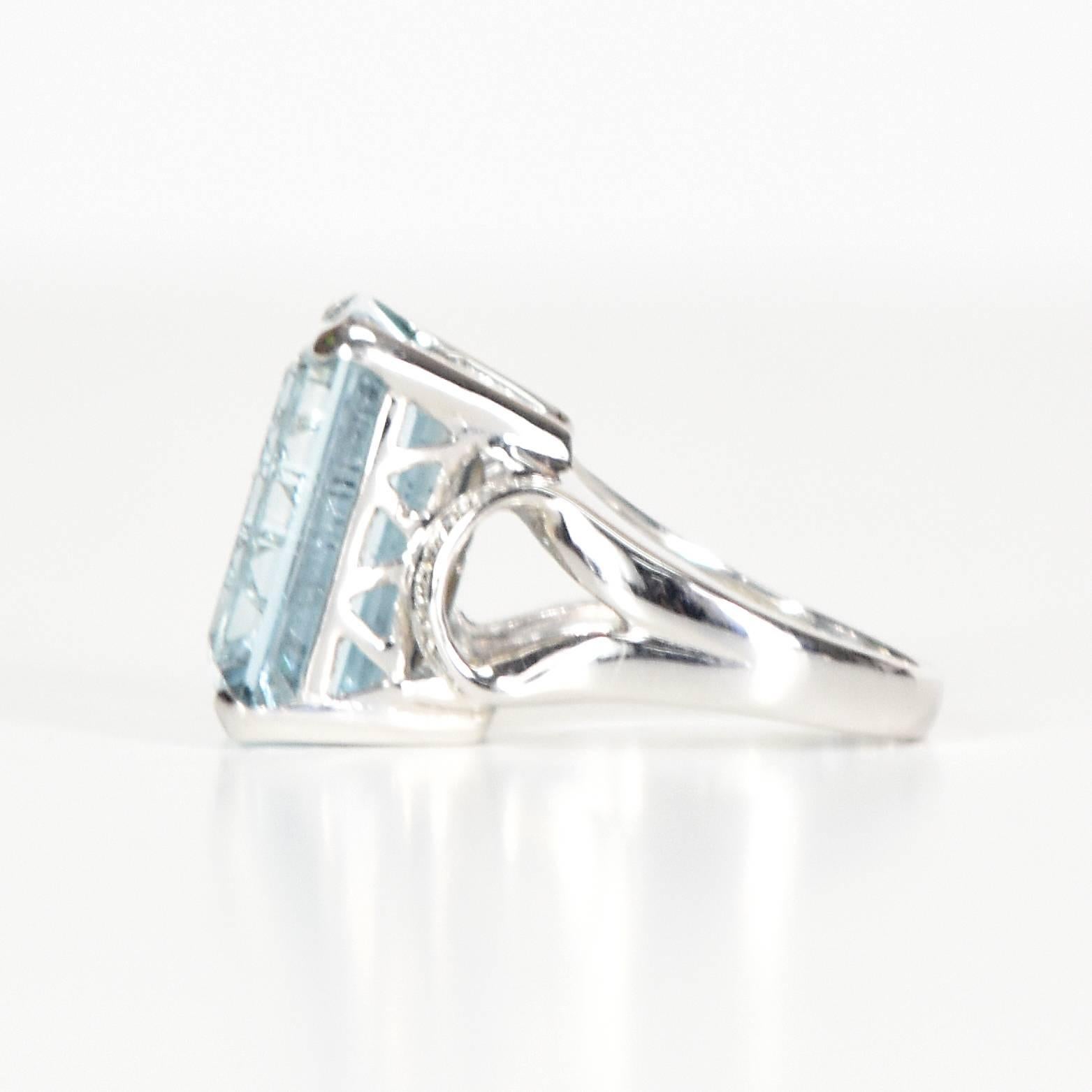15 carat aquamarine ring