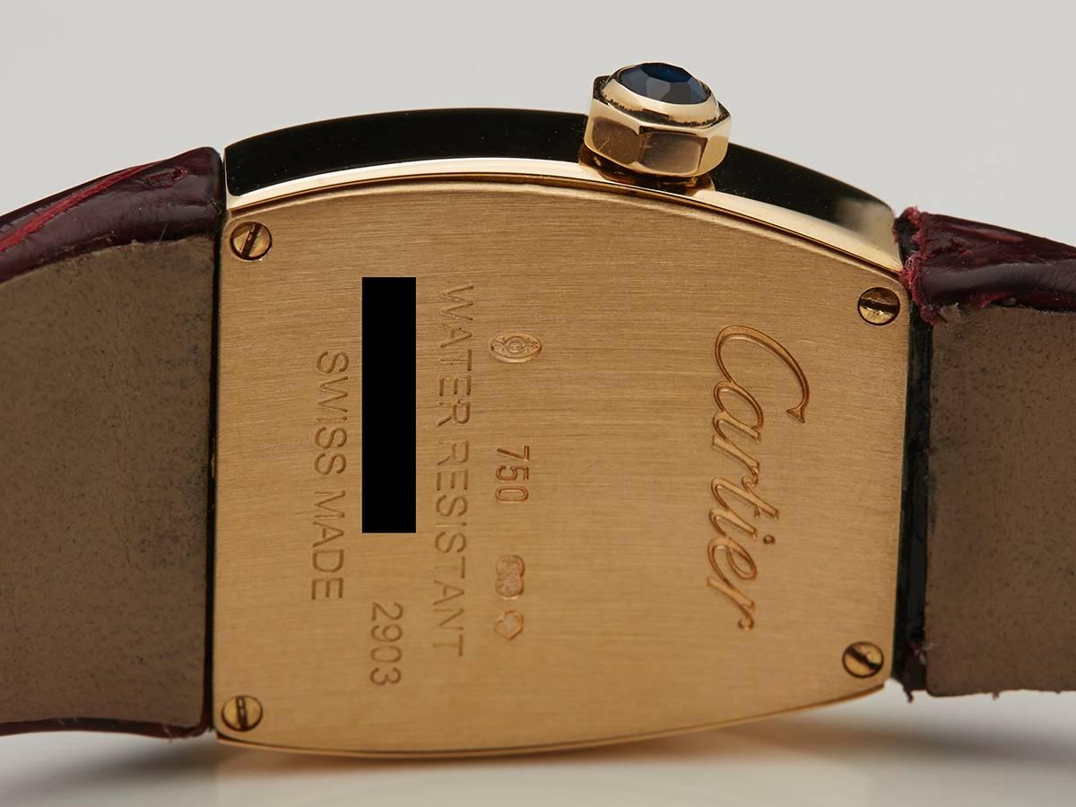 Cartier Rose Gold La Dona Quartz Wristwatch Ref W6400356  4