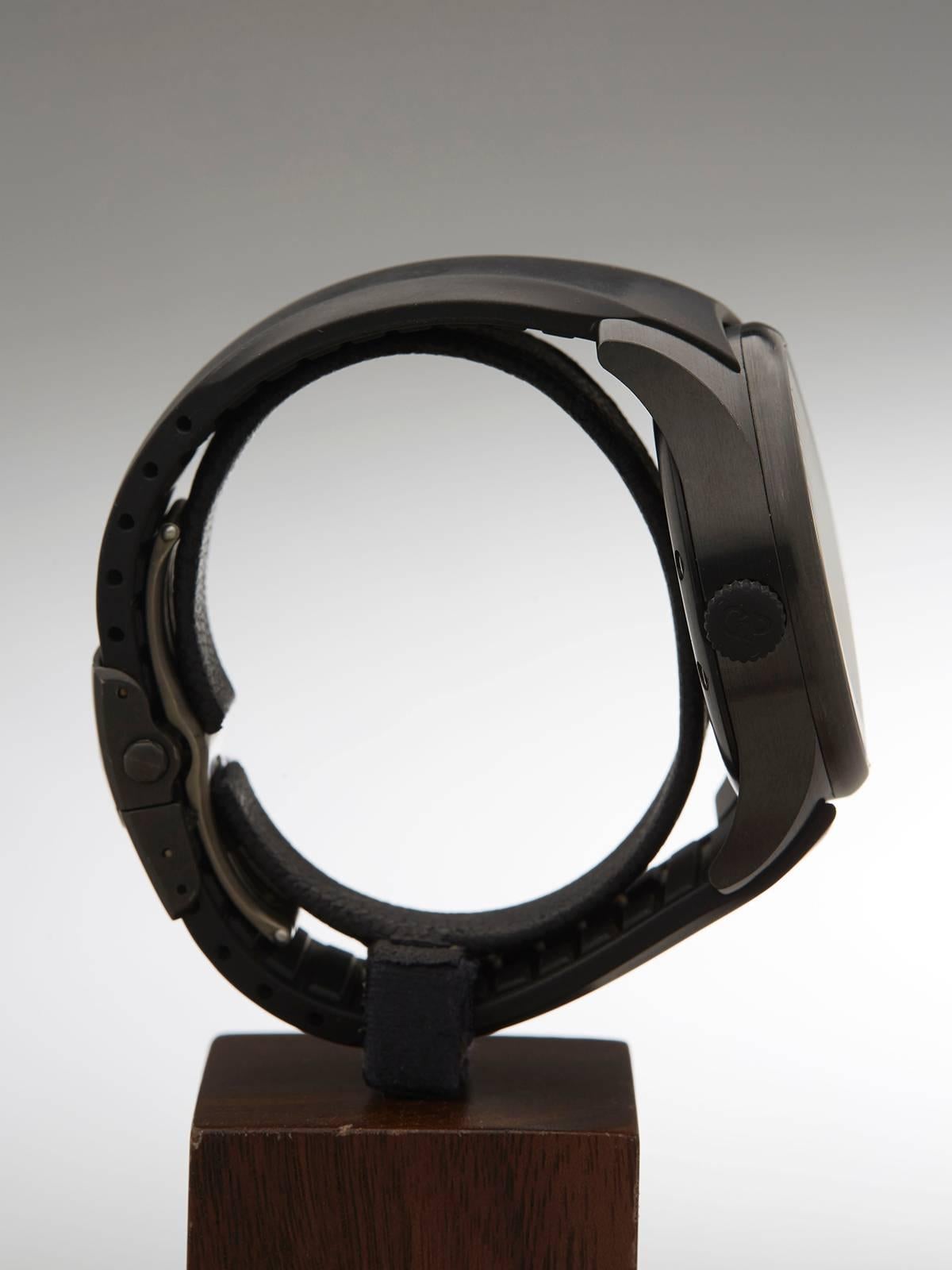 Girard Perregaux Titanium Ceramic WWTC Shadow Flyback Chronograph Wristwatch 2