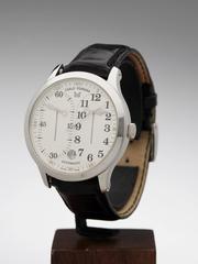 Carlo Ferrara White Gold Regolatore Automatic Wristwatch