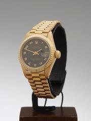 Rolex Lady's Gelbgold Datejust President Automatik-Armbanduhr Ref 6917