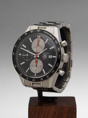 Tag Heuer Stainless Steel Carrera Chronograph Automatic Wristwatch Ref CV201T