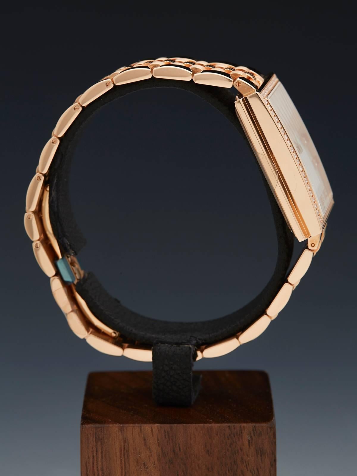 Vacheron & Constantin Rose Gold Diamonds Patrimony Traditionnelle Wristwatch 2
