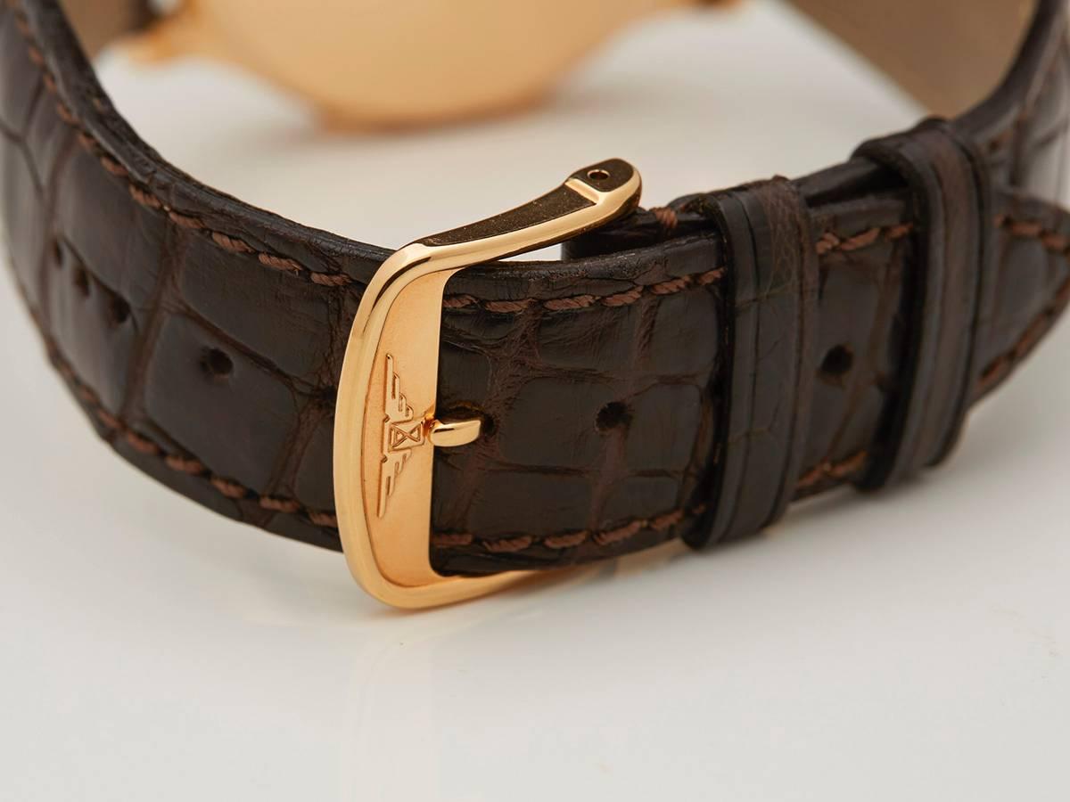 Men's Longines Rose Gold Limited Edition Automatic Wristwatch Ref L2.630.8.26.2