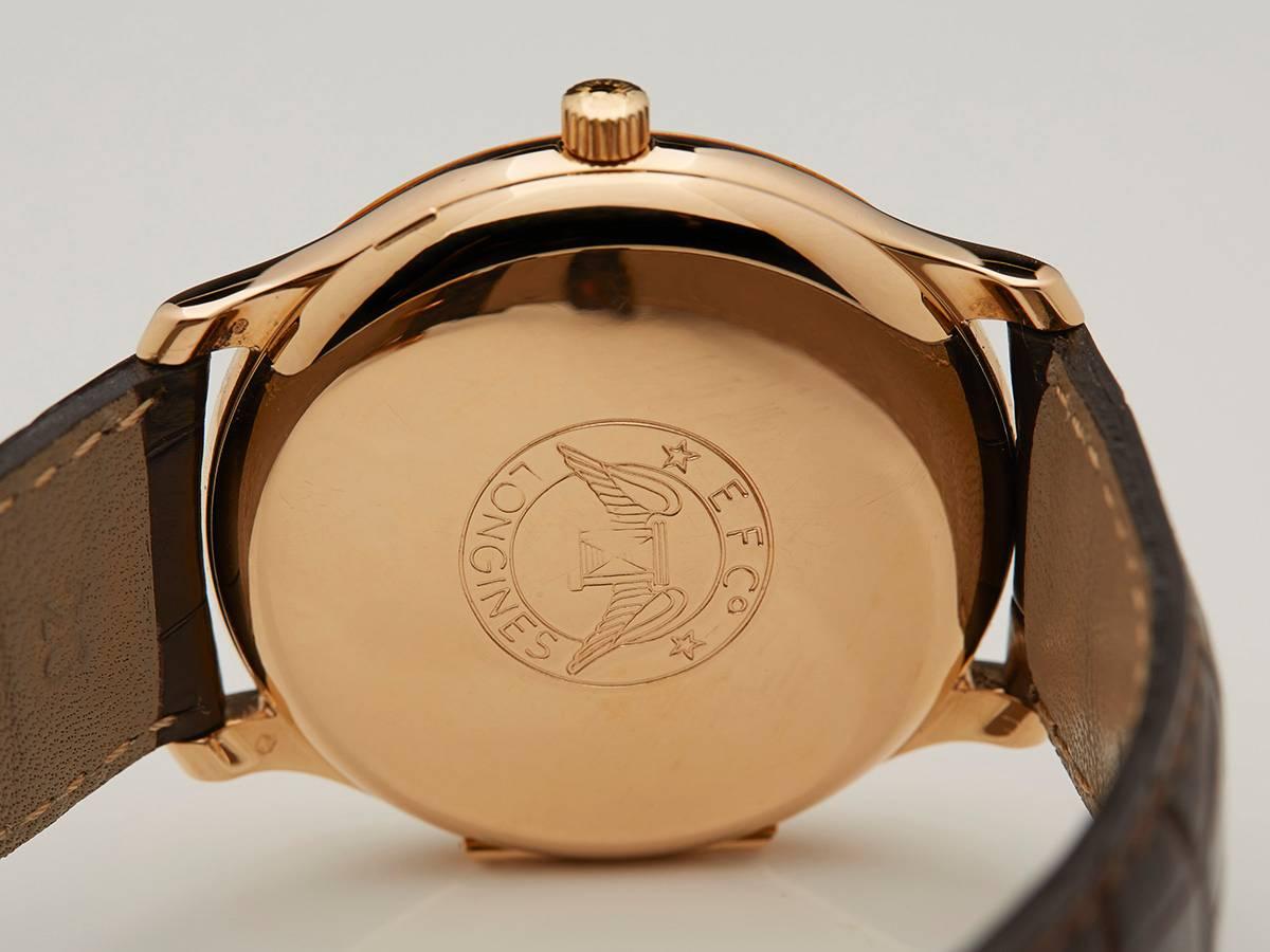 Longines Rose Gold Limited Edition Automatic Wristwatch Ref L2.630.8.26.2 1