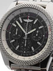 Breitling Stainless Steel Bentley Skeletonized Chronograph Wristwatch