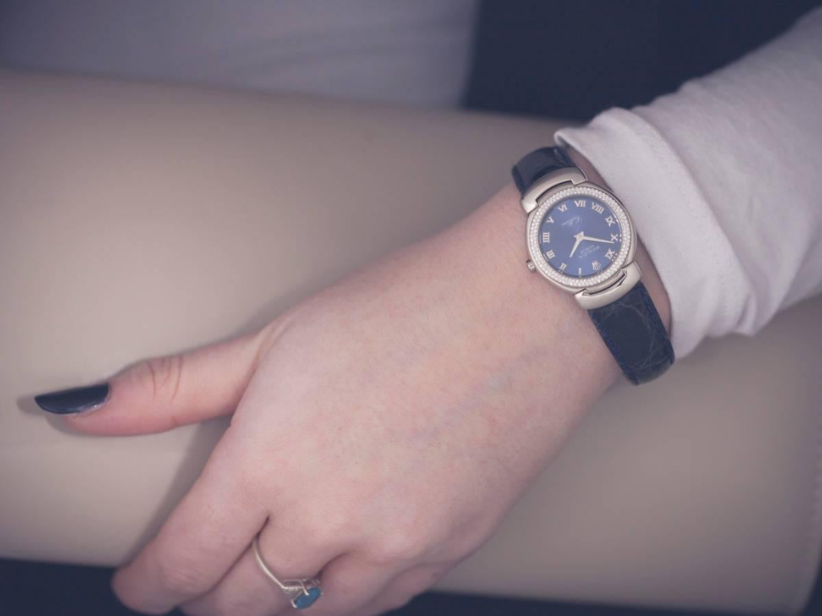 Rolex Ladies White Gold Cellini Bezel Quartz Wristwatch 6