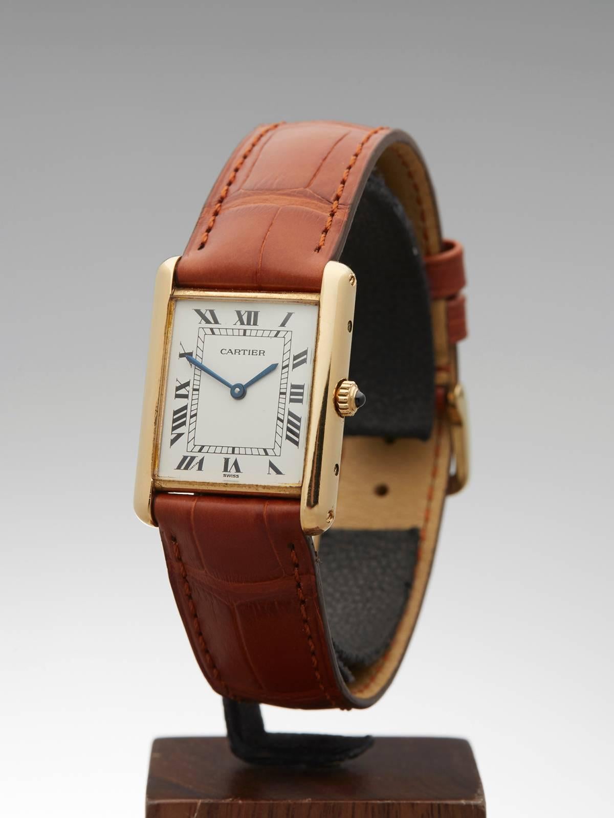 Women's or Men's Cartier Tank Louis unisex watch