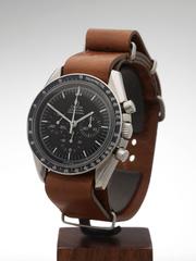Omega Stainless Steel Speedmaster chronograph premoon Mechanical Wind Wristwatch