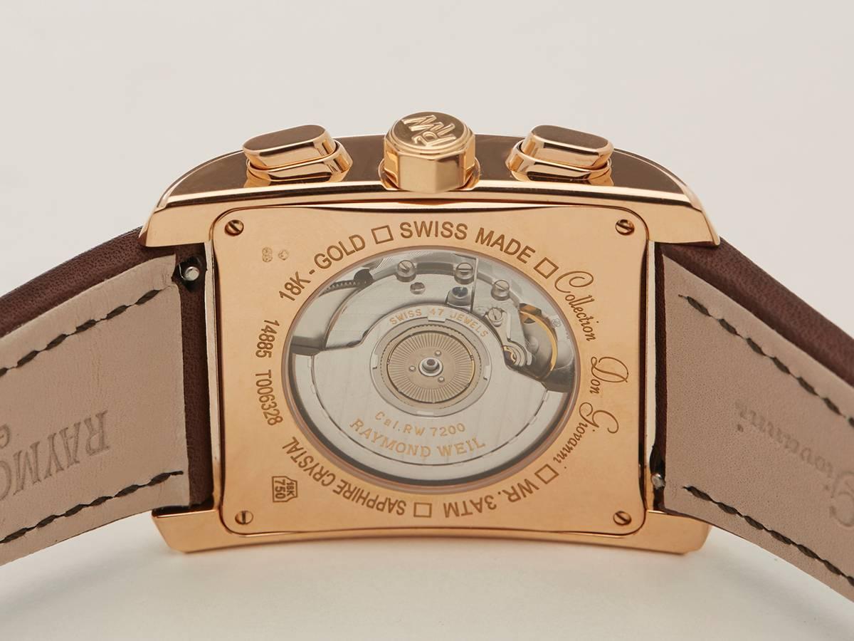 Women's or Men's Raymond Weil Don Giovanni chronograph gents 14885 G 00209 watch