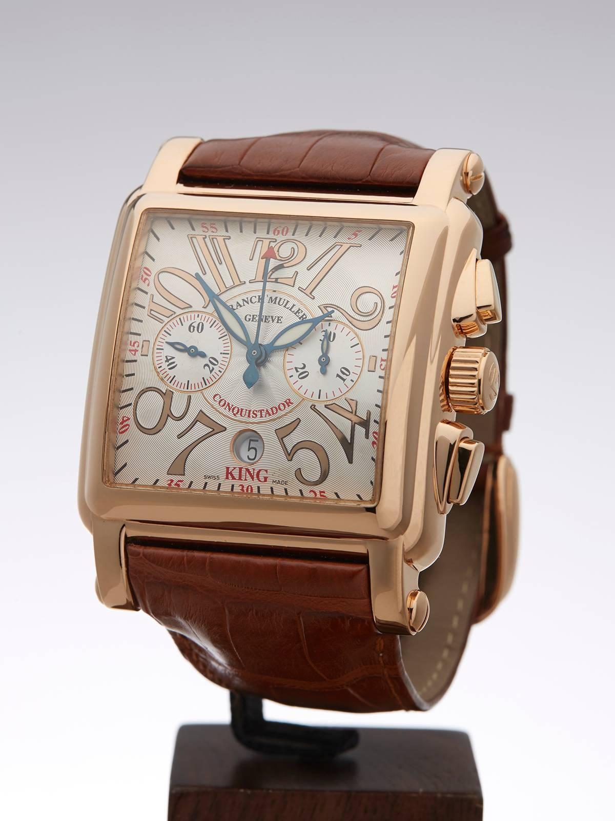 REF	W3074
MODEL NUMBER	10000K CC
SERIAL NUMBER	No **
CONDITION	9 - Excellent condition
GENDER	Gents
AGE	15th March 2009
CASE DIAMETER	45 mm
CASE SIZE	45mm by 59mm
BOX & PAPERS	Box, manuals & guarantee
MOVEMENT	Automatic
CASE	18k Rose