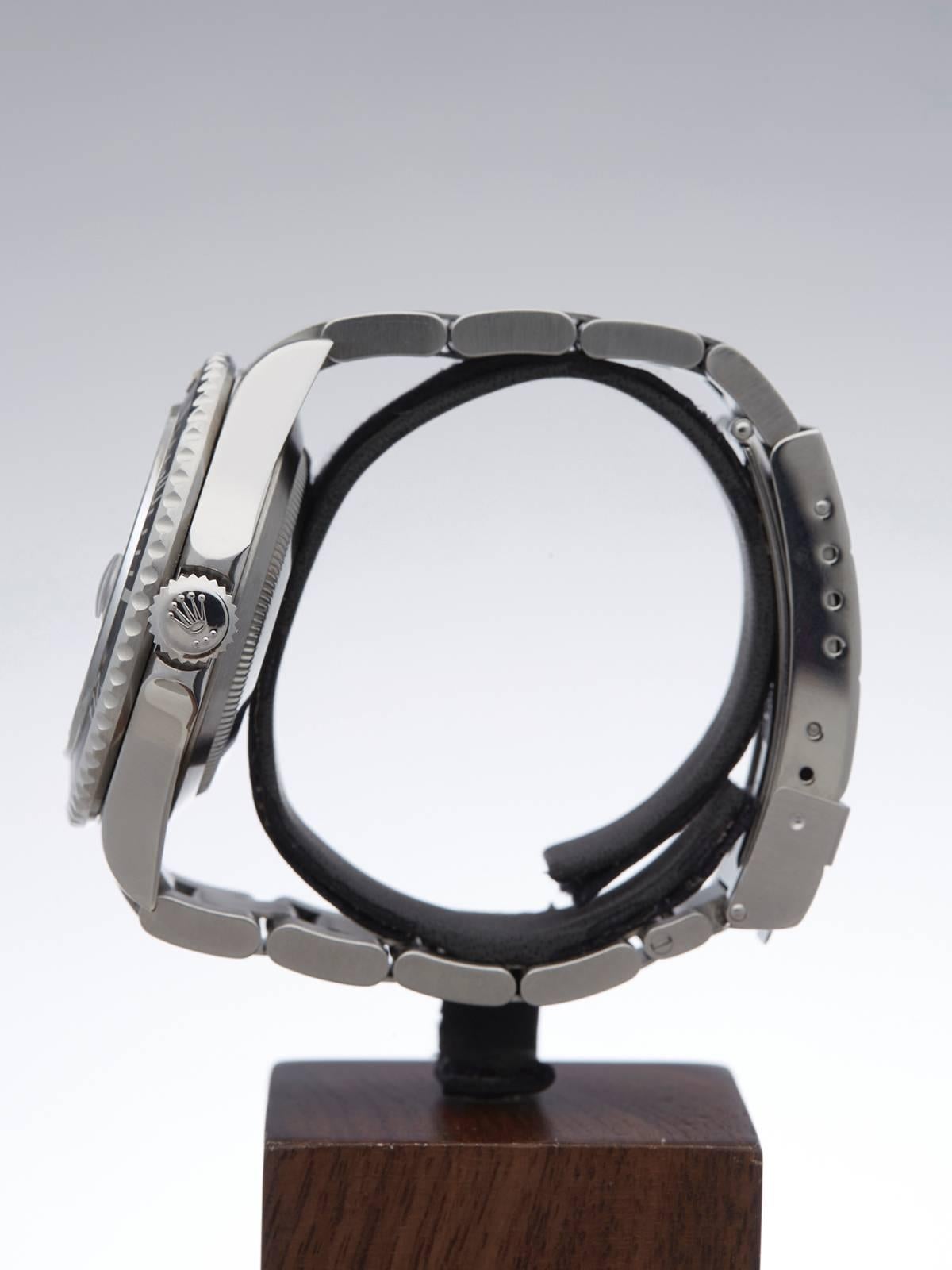 Rolex Stainless Steel Submariner Automatic Wristwatch 16610 2