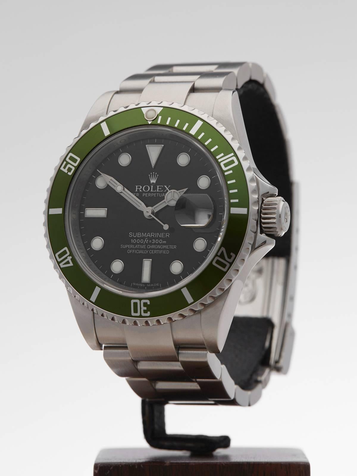 Men's Rolex Submariner 50th anniversary gents 16610LV watch