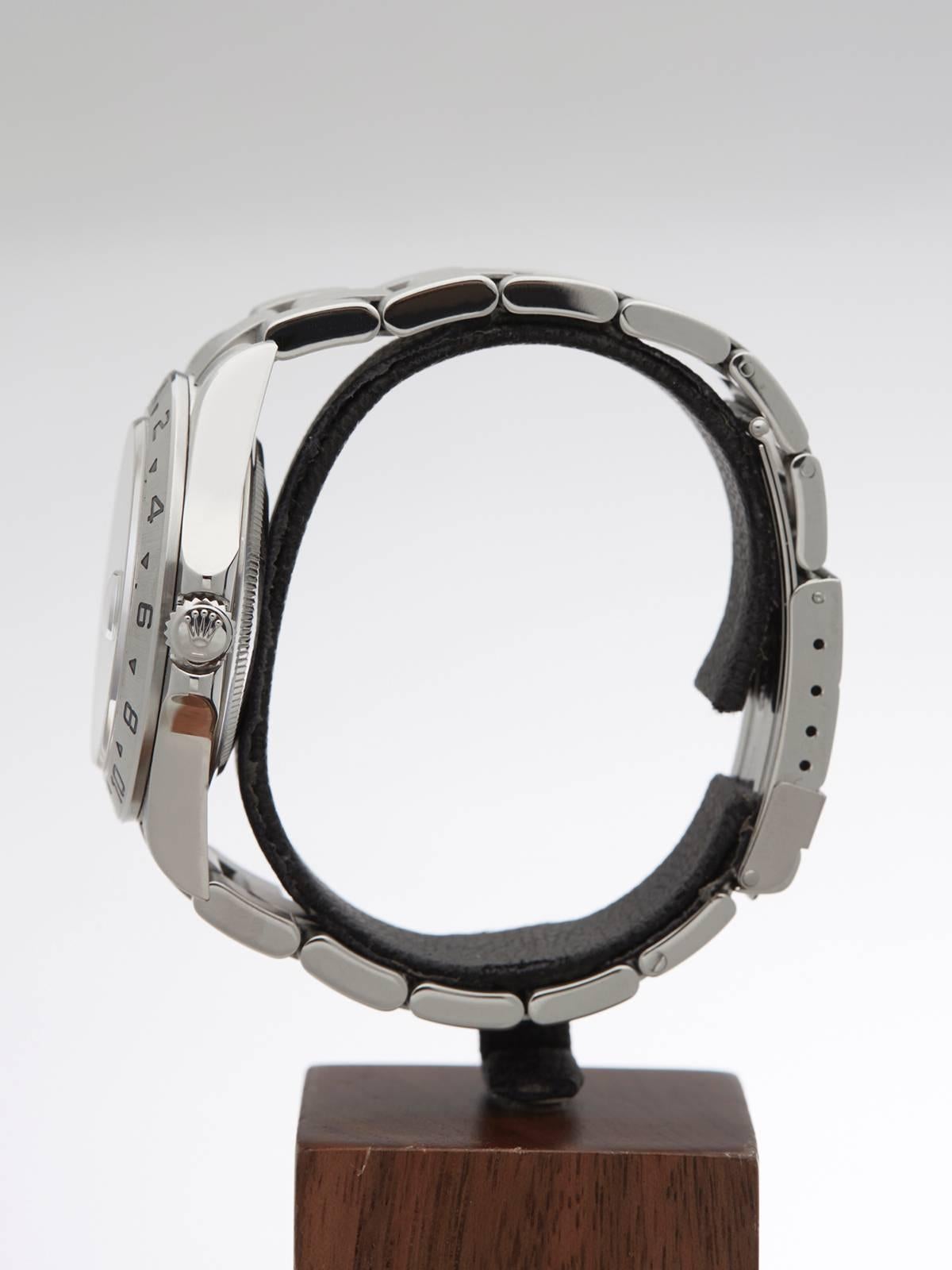 Rolex Stainless Steel Explorer II Automatic Wristwatch Ref 16570  4