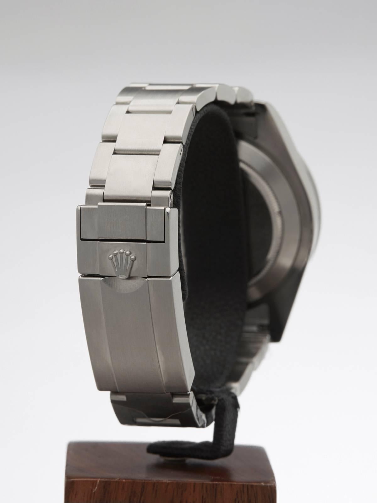 Rolex Stainless Steel Explorer II Orange Automatic Wristwatch 4
