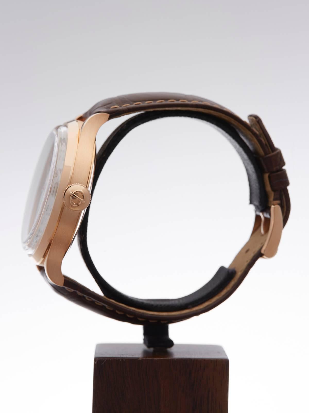 Baume & Mercier Rose Gold Capeland Worldtimer Automatic Wristwatch 2
