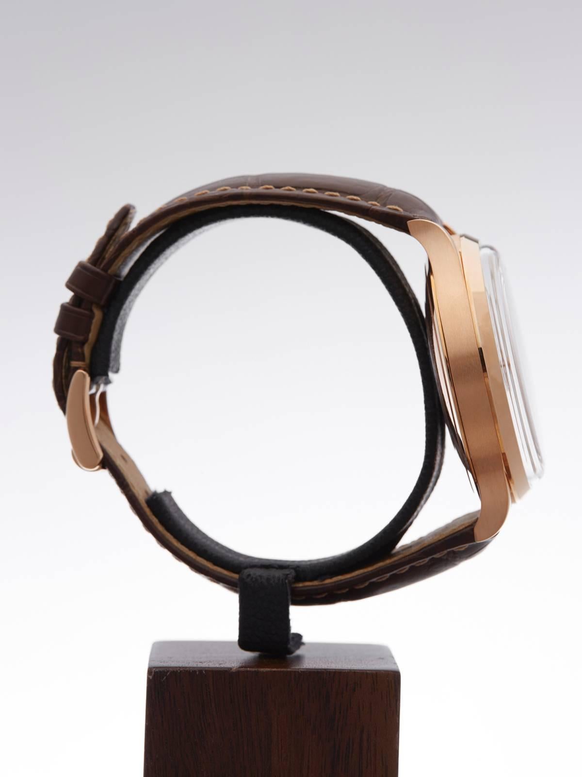 Baume & Mercier Rose Gold Capeland Worldtimer Automatic Wristwatch 3