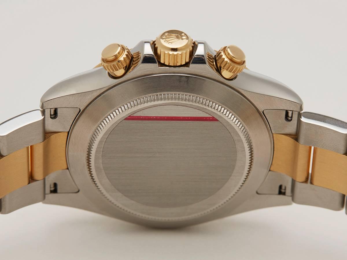 Rolex Yellow Gold Stainless Steel Daytona Automatic Wristwatch Ref 116523  1