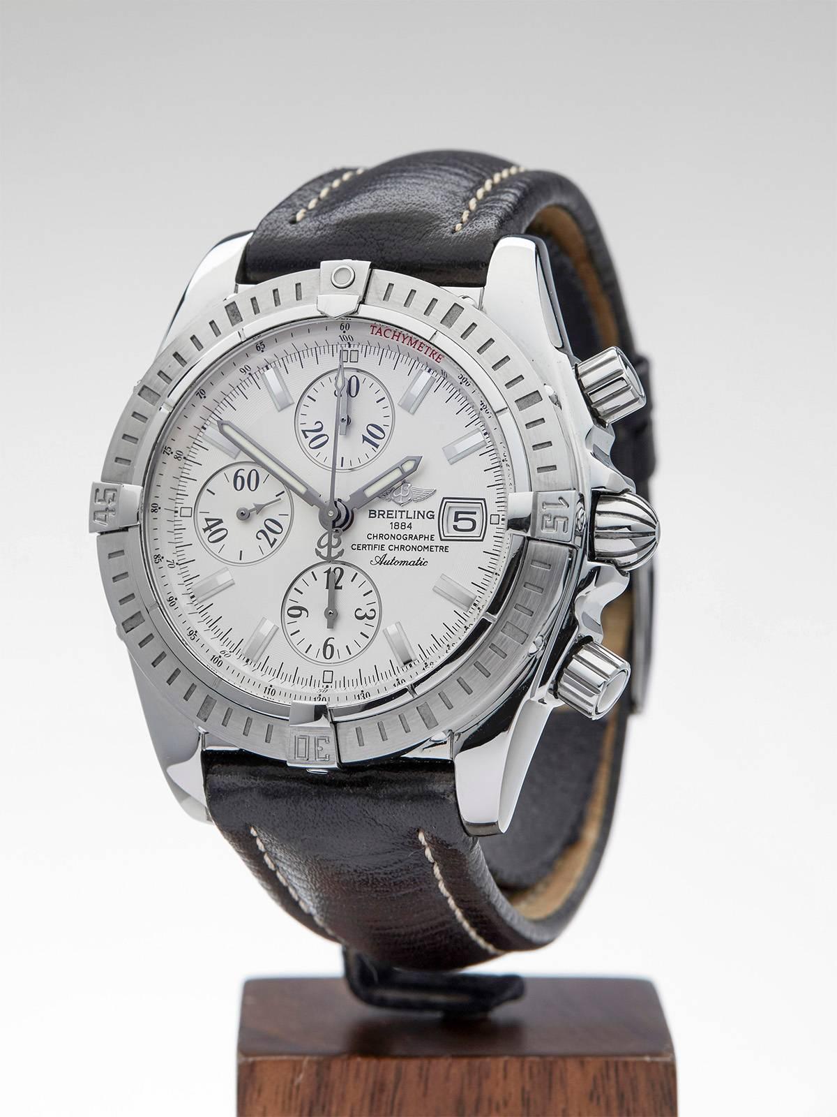 breitling a13356 leather strap