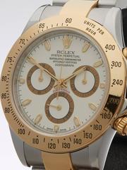 Rolex Yellow Gold Stainless Steel Daytona Automatic Wristwatch Ref 116523