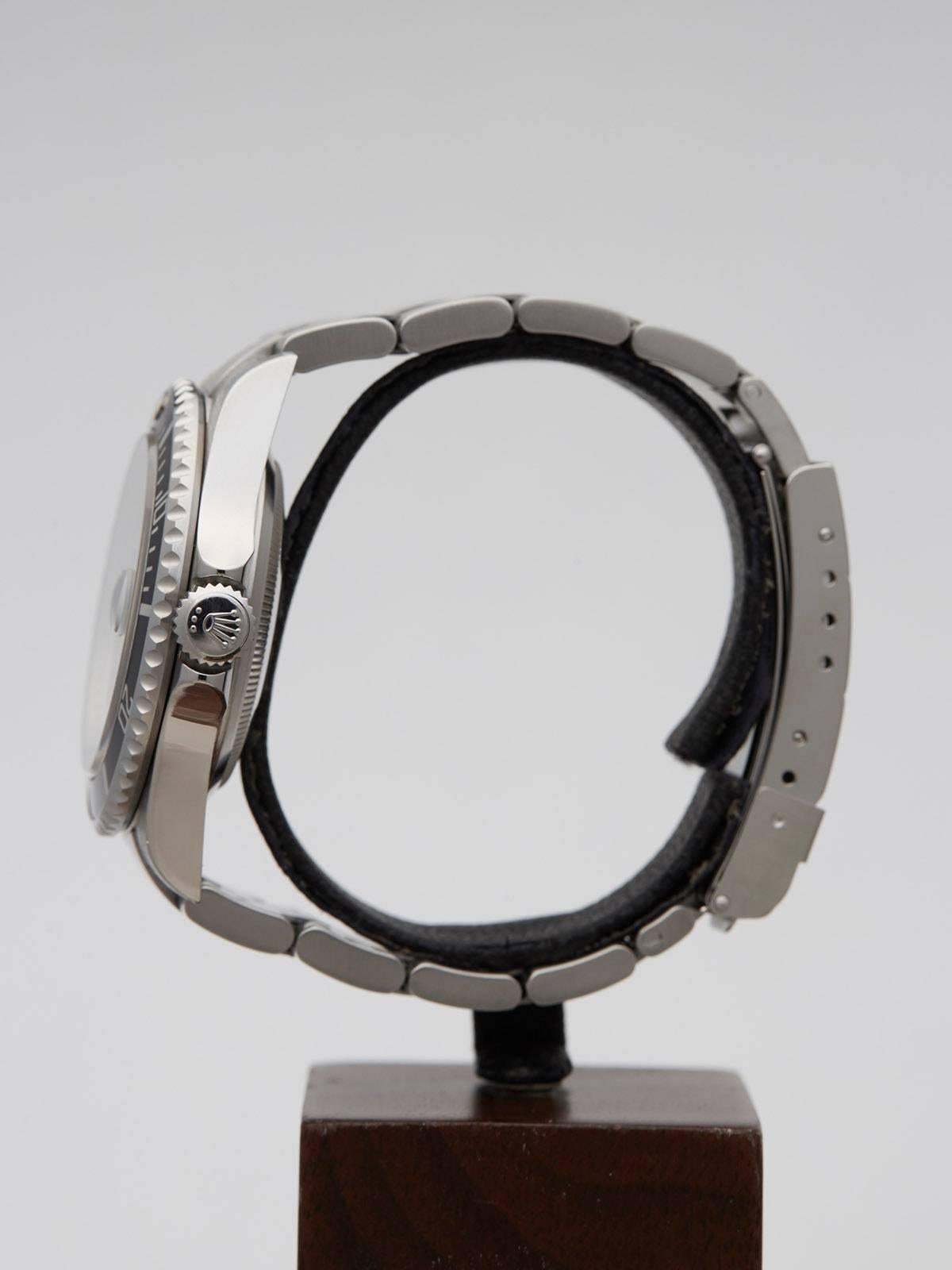 Rolex Stainless Steel Submariner Automatic Wristwatch 1