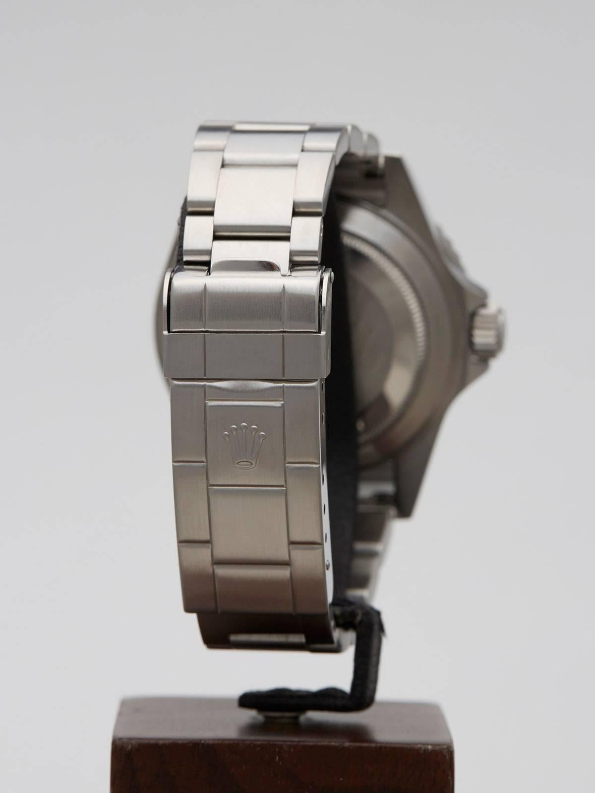 Rolex Stainless Steel Submariner Automatic Wristwatch 2