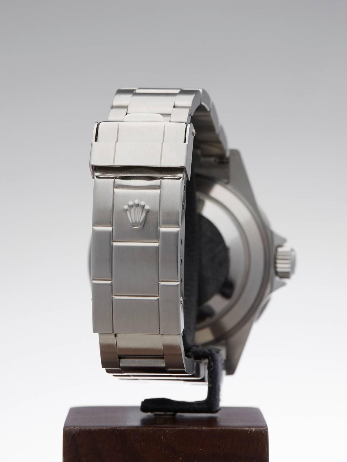 Rolex Stainless Steel Submariner Automatic Wristwatch 4