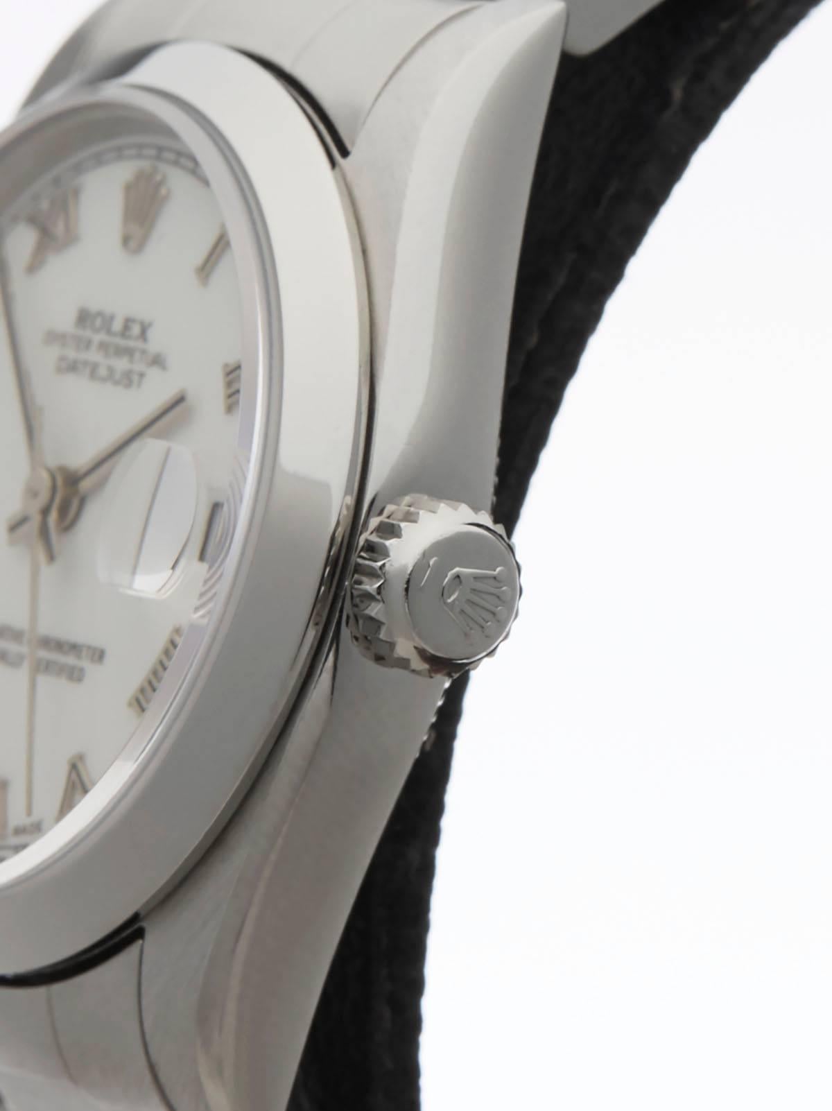 Rolex Ladies Stainless Steel Automatic Wrist Watch 1