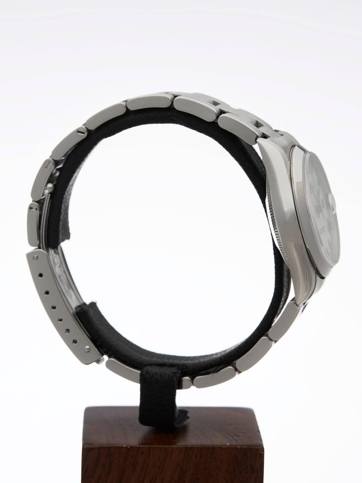 Rolex Ladies Stainless Steel Automatic Wrist Watch 2