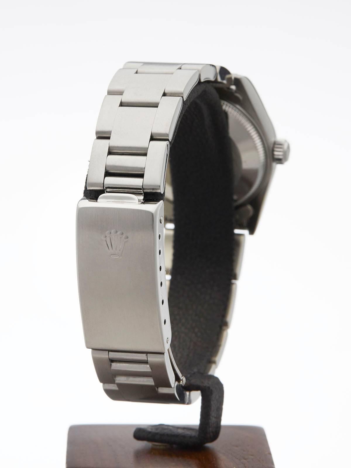 Rolex Ladies Stainless Steel Automatic Wrist Watch 5