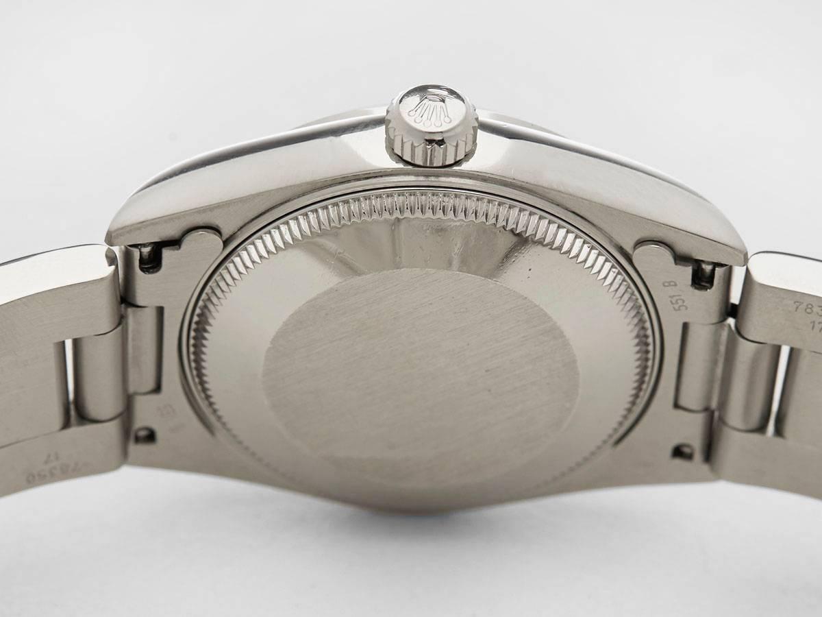 Rolex Ladies Stainless Steel Automatic Wrist Watch 4