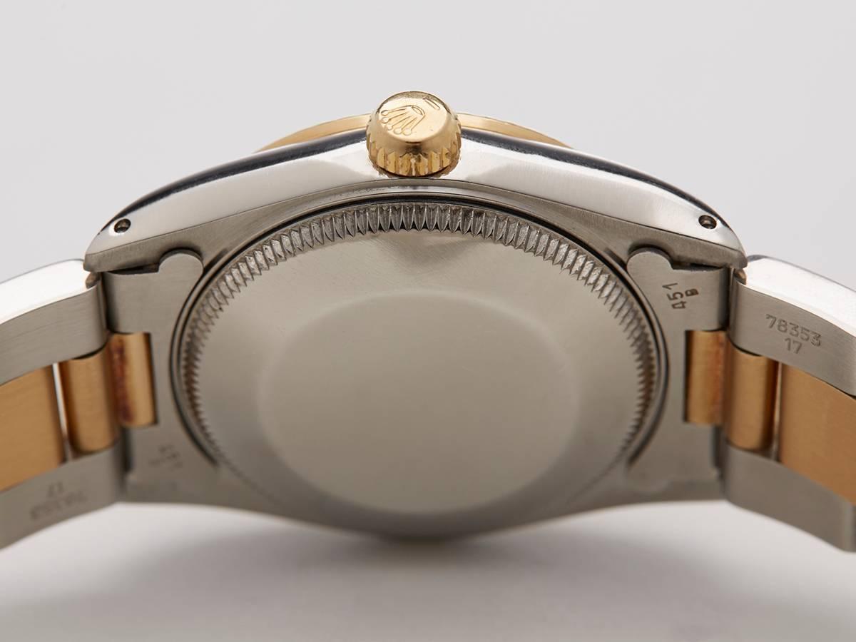 Rolex Yellow Gold Datejust Mid Size Automatic Wristwatch 4