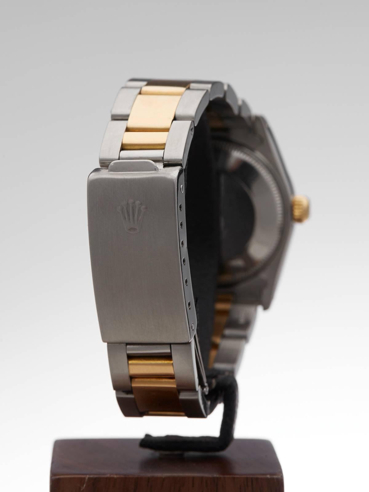 Rolex Yellow Gold Datejust Mid Size Automatic Wristwatch 3