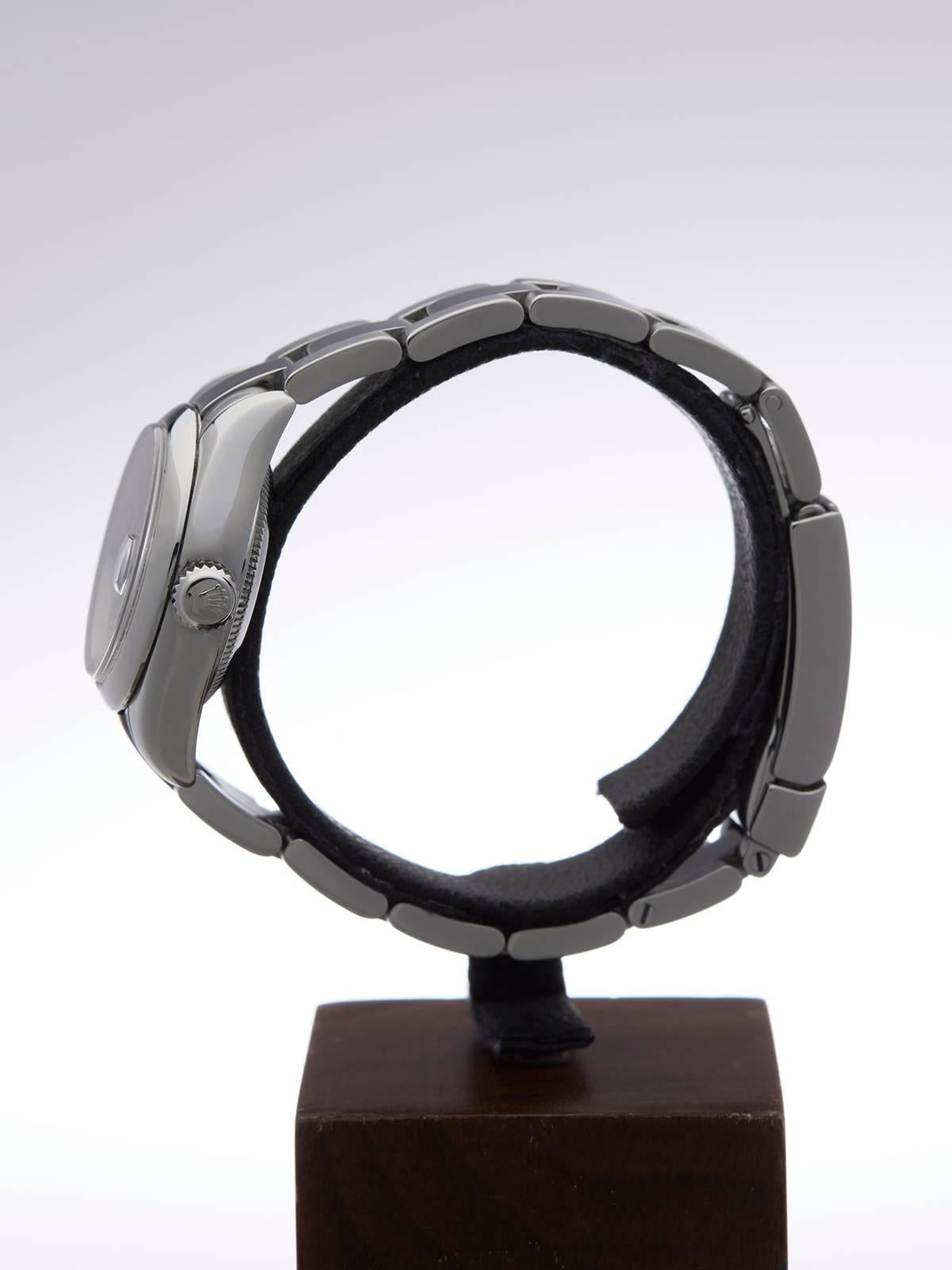 Rolex Ladies Stainless Steel Datejust Automatic Wrist Watch 1