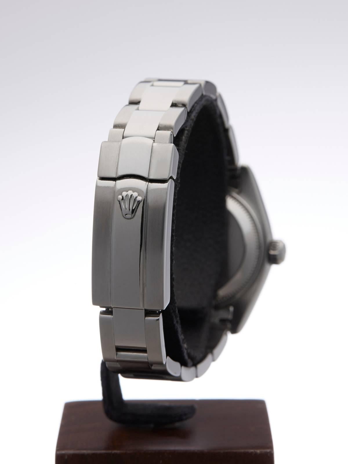 Rolex Ladies Stainless Steel Datejust Automatic Wrist Watch 3