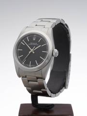 Rolex Ladies Stainless Steel Oyster Perpetual mid size Automatic Wristwatch