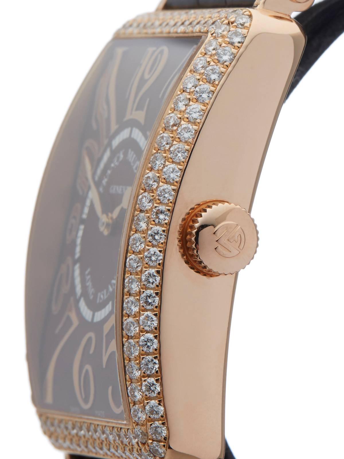 franck muller long island rose gold