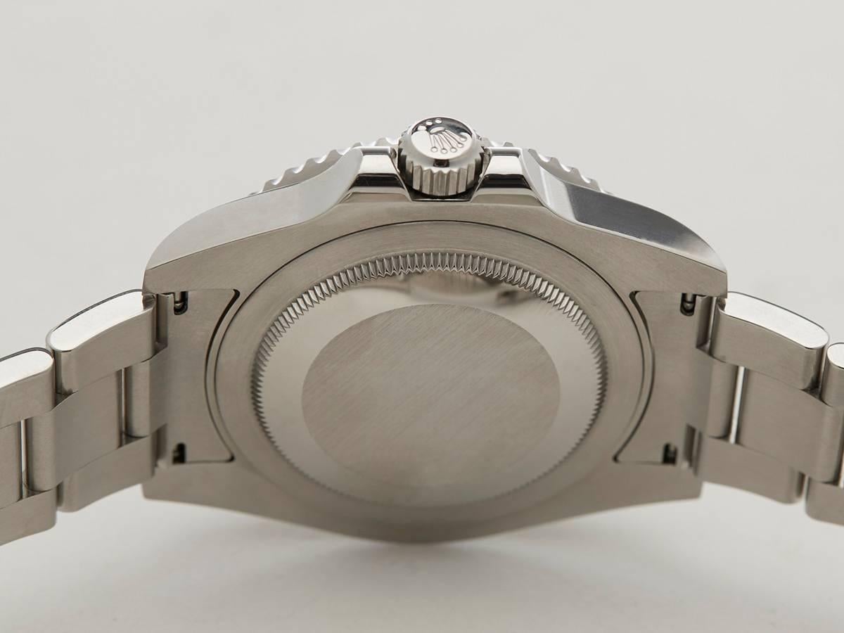 Rolex Stainless Steel GMT-Master II Day-Night Batman Automatic Wristwatch 3