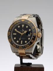 Rolex Stainless Steel Yellow Gold Oyster GMT-Master II Automatic Wristwatch