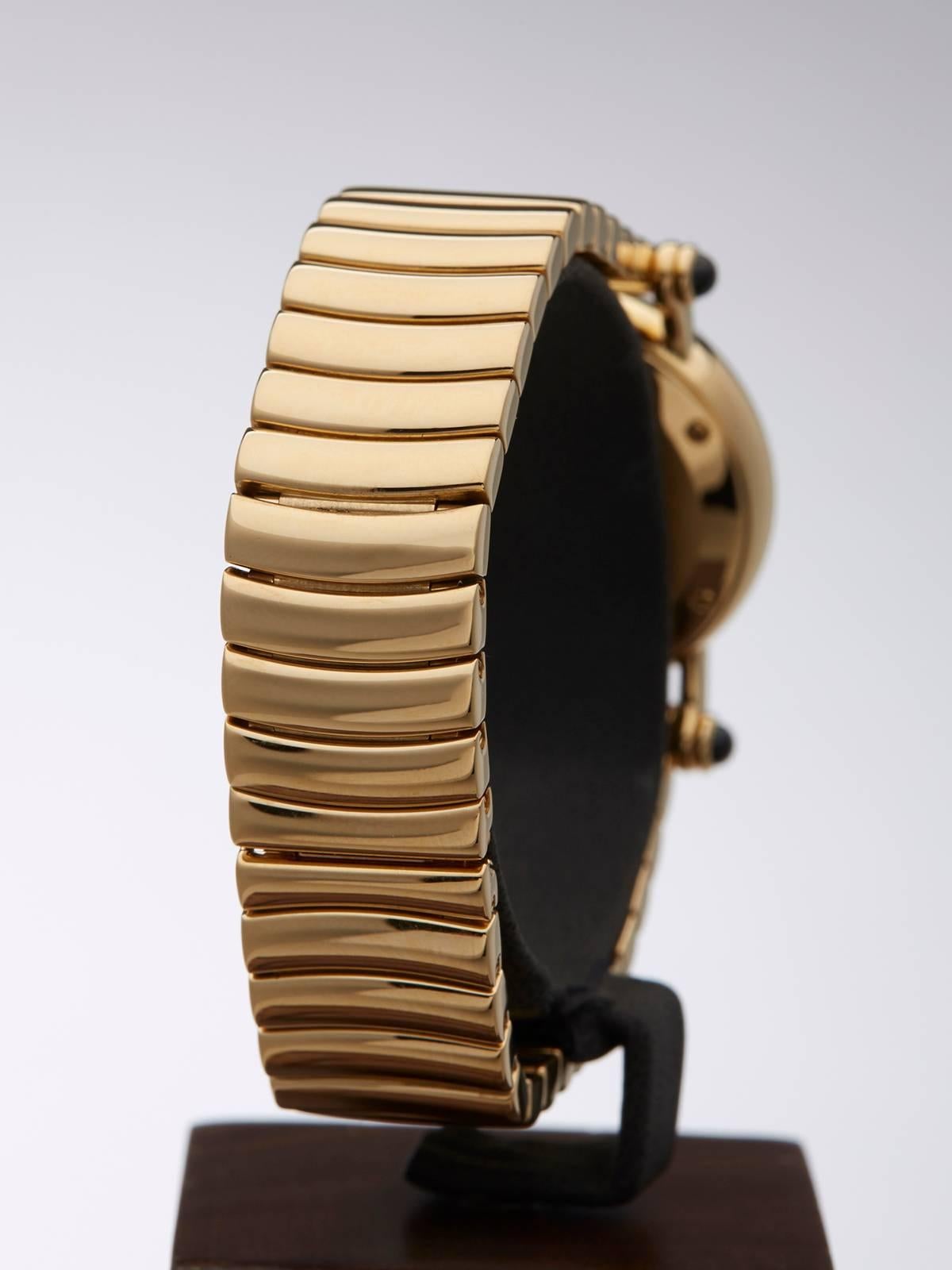 Cartier Ladies Yellow Gold Diablo 1440 Quartz Wristwatch Ref W3310 1