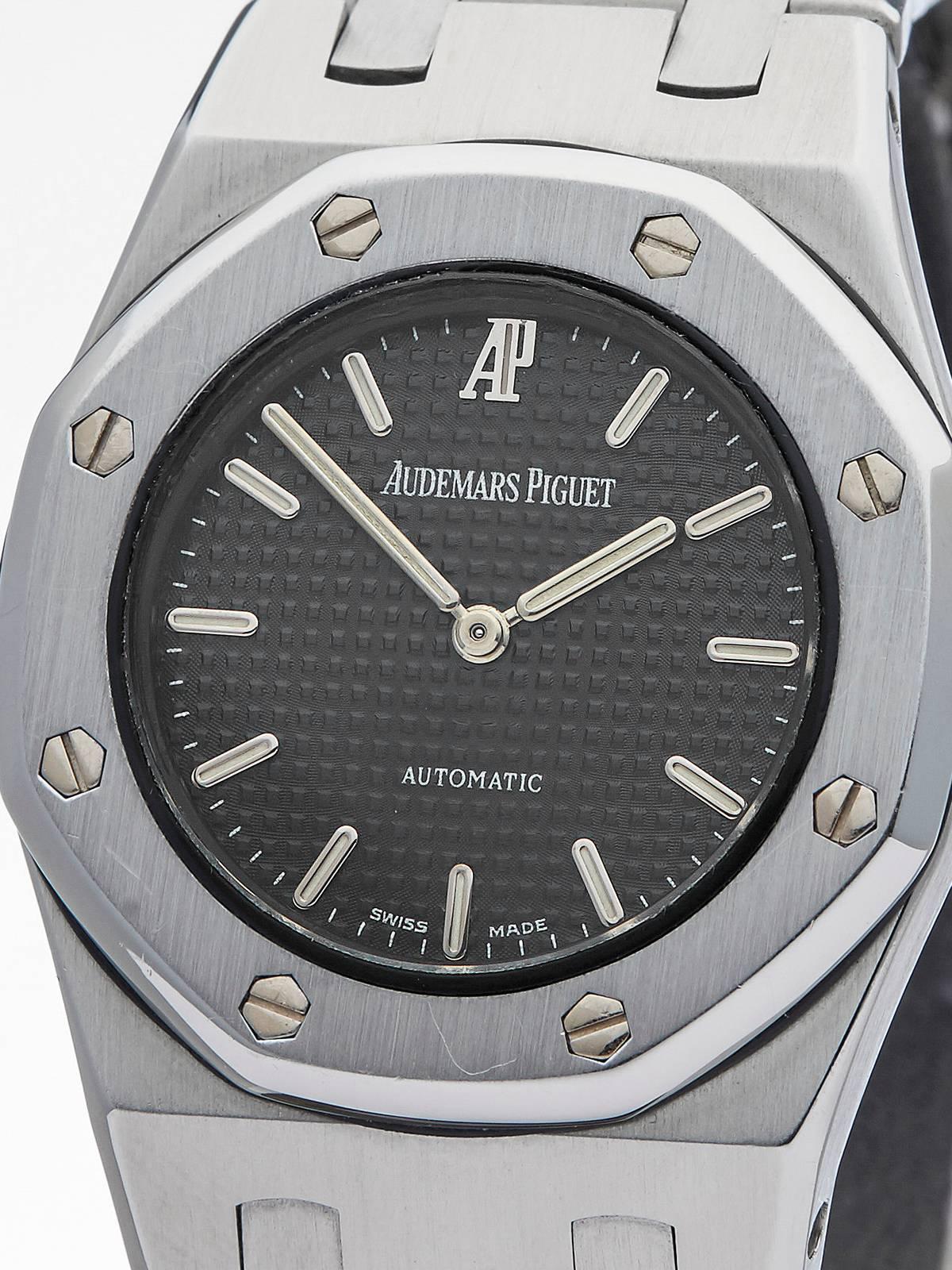 Women's or Men's Audemars Piguet ladies Stainless Steel Royal Oak Automatic Wristwatch 