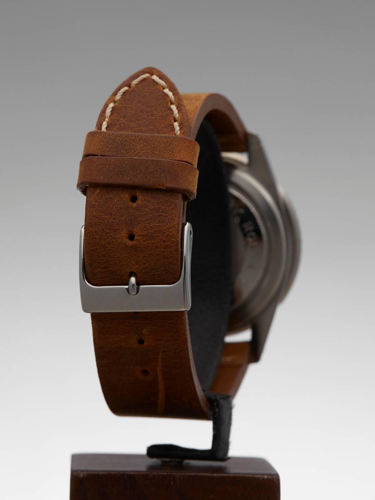 Tudor Stainless Steel Submariner Snowflake Wristwatch Ref 94110 In New Condition In Bishop's Stortford, Hertfordshire