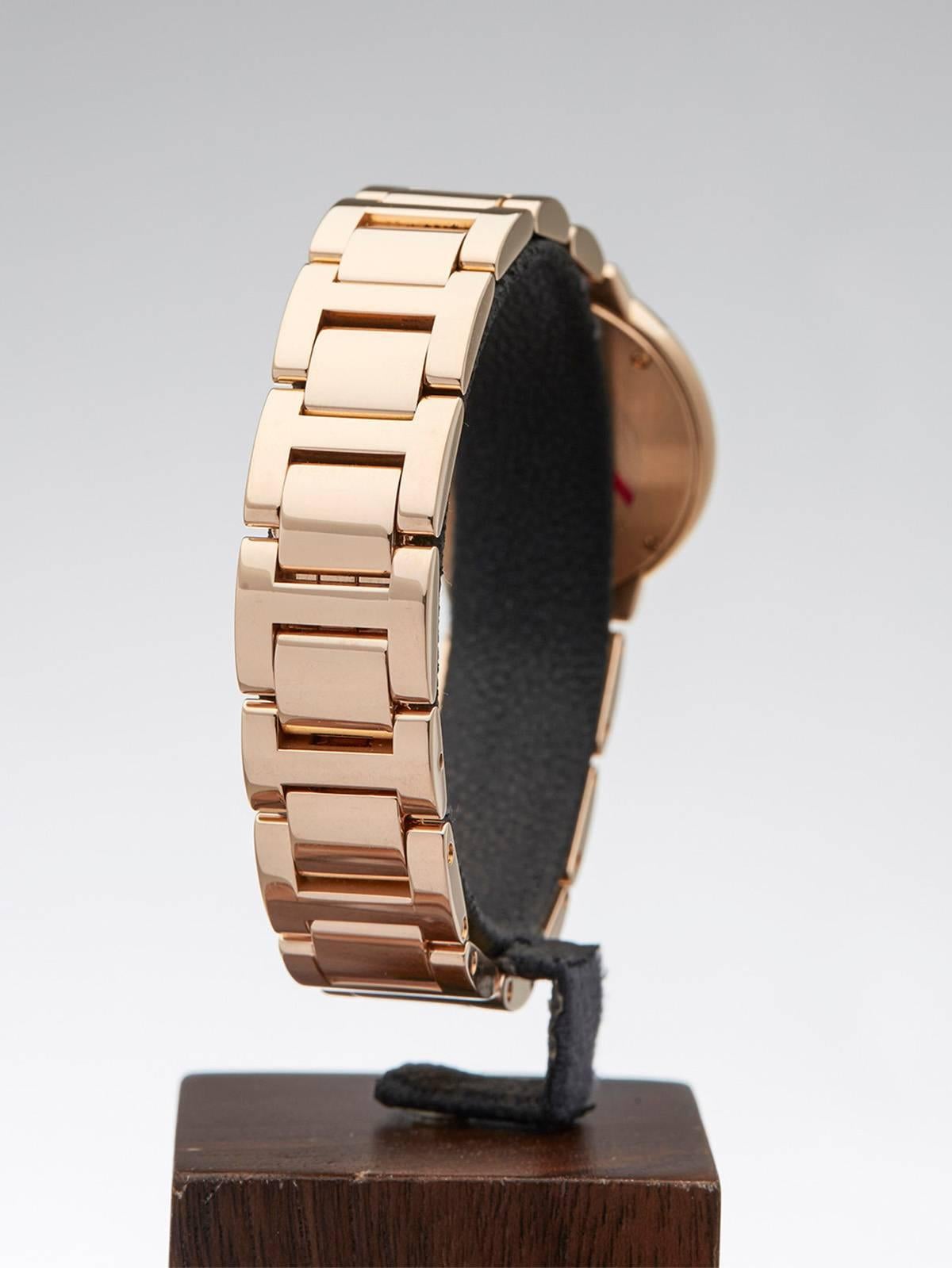 Cartier Ladies Rose Gold Ballon Bleu Quartz Wristwatch W3338 3