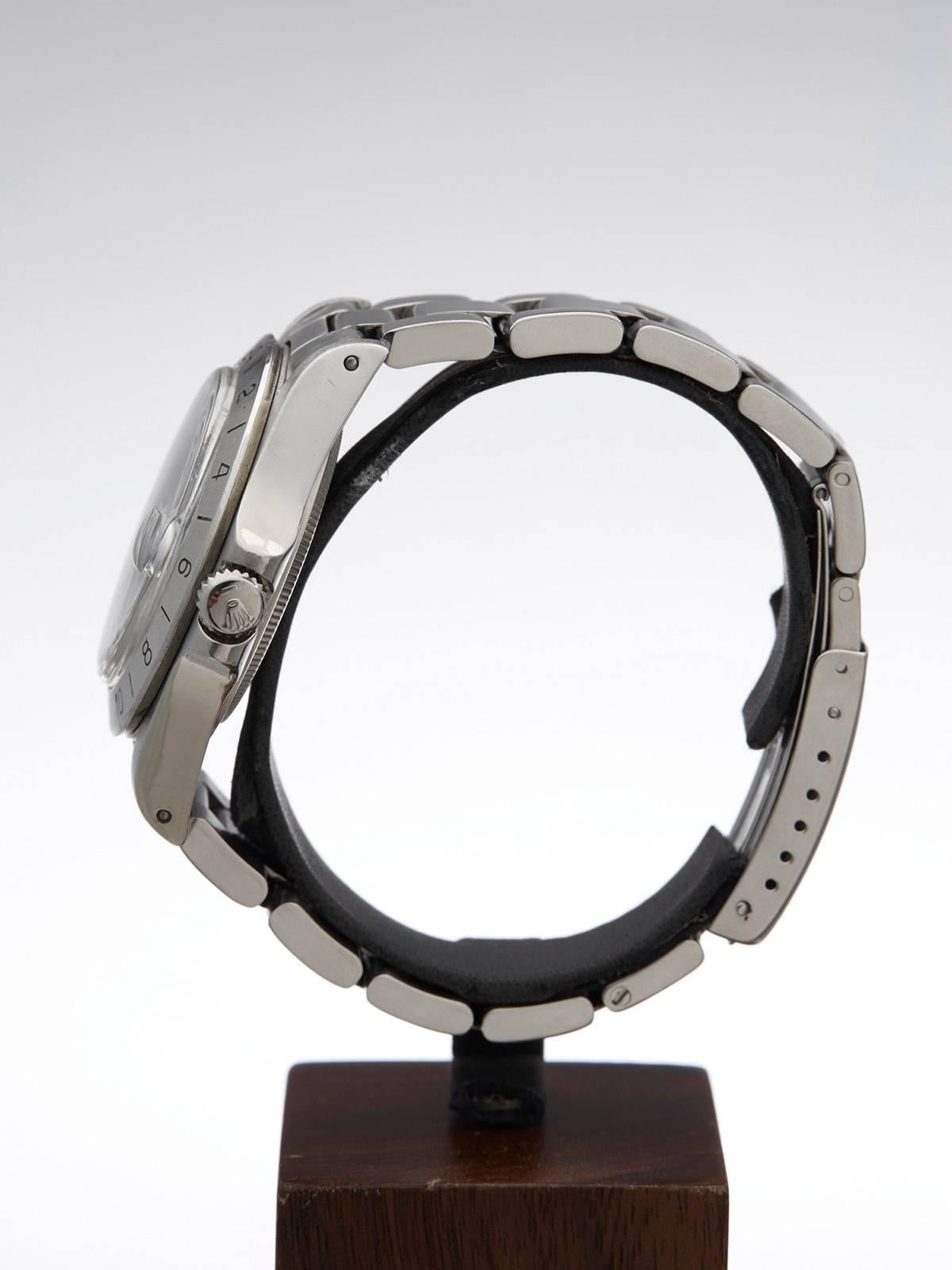 Rolex Stainless Steel Explorer II steve mcqueen Automatic Wristwatch 1